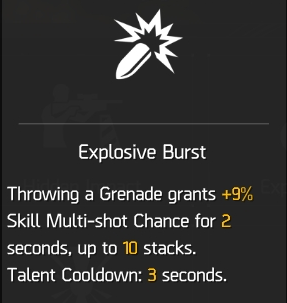 Explosive Burst reversed values
